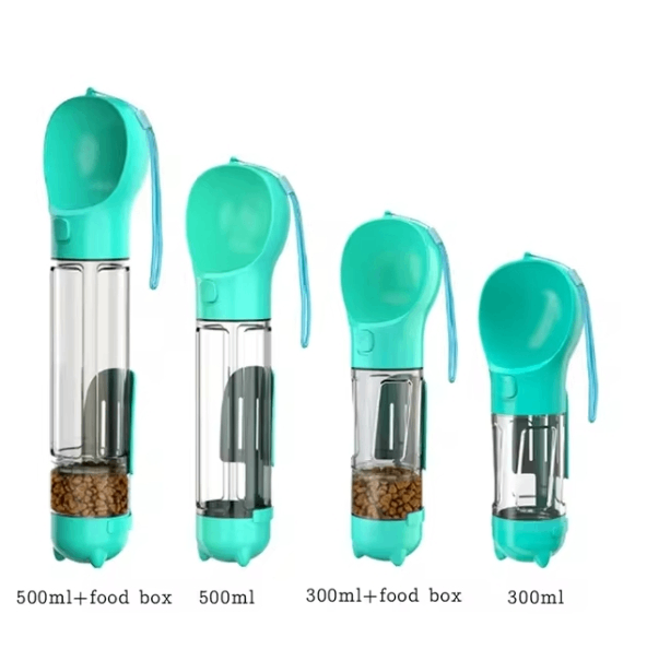 TrailPaws 3-in-1 Dog Water Bottle & Feeder