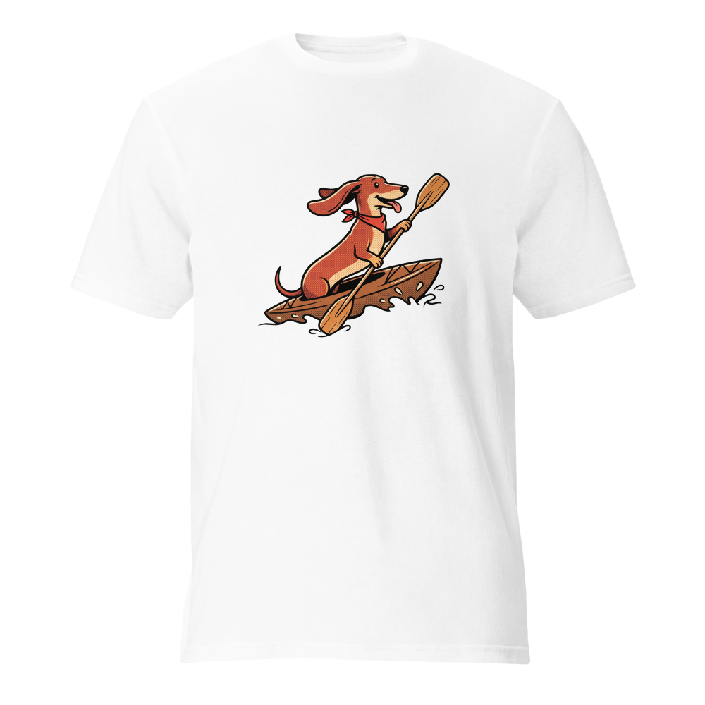 Dachshund in a Kayak Unisex T-Shirt
