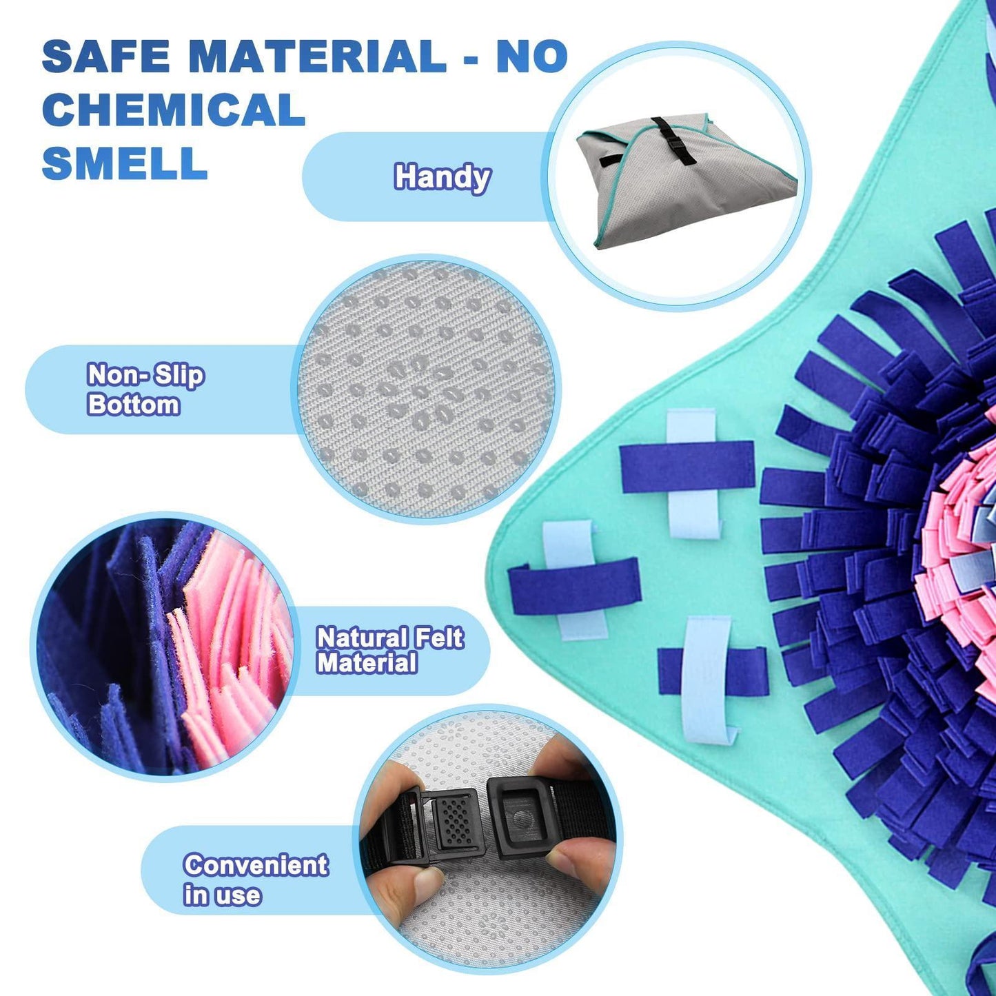 SnuffleQuest Nosework Dog Mat