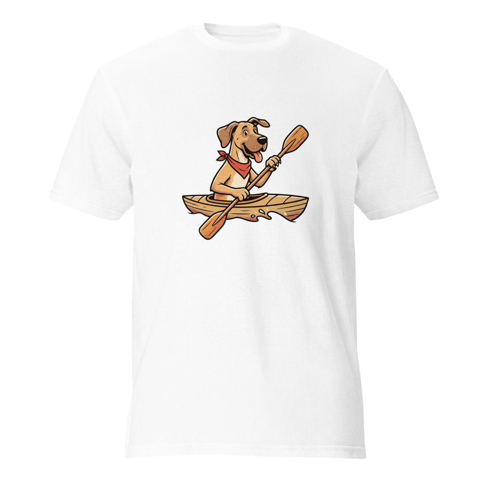 Great Dane in a Kayak Unisex T-Shirt