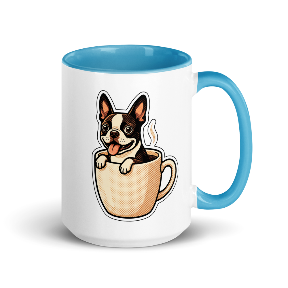 Boston Terrier in a Mug Ceramic Mug
