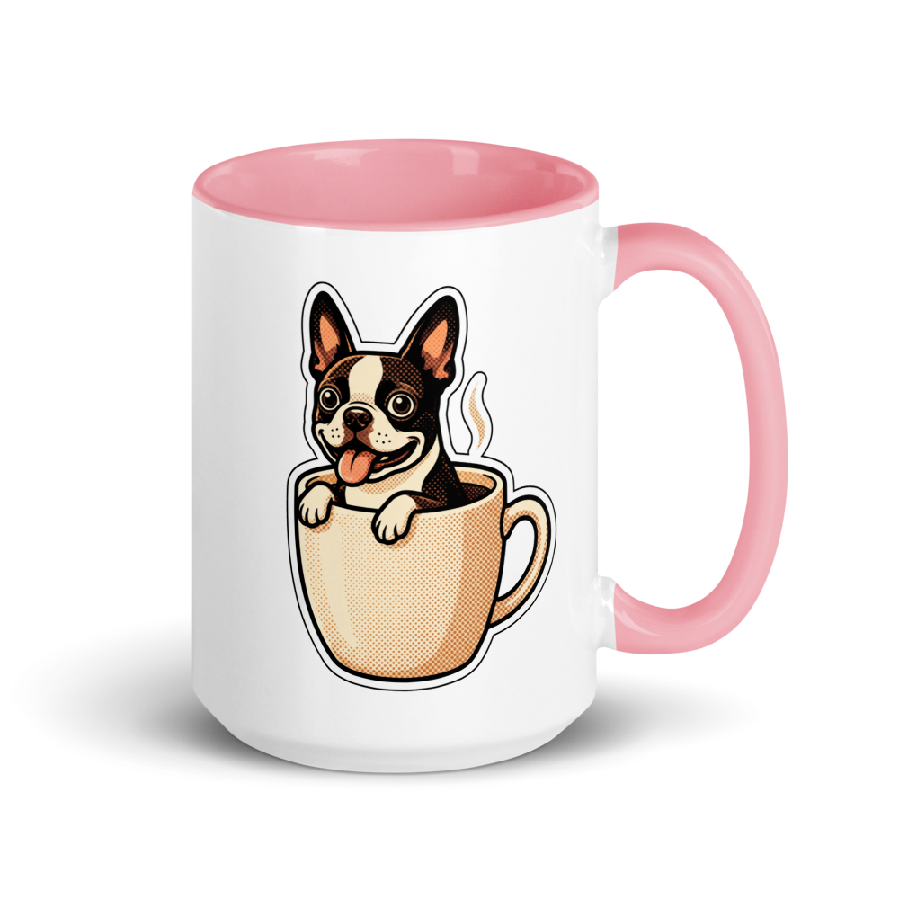 Boston Terrier in a Mug Ceramic Mug