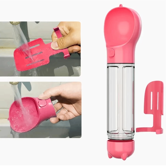 TrailPaws 3-in-1 Dog Water Bottle & Feeder