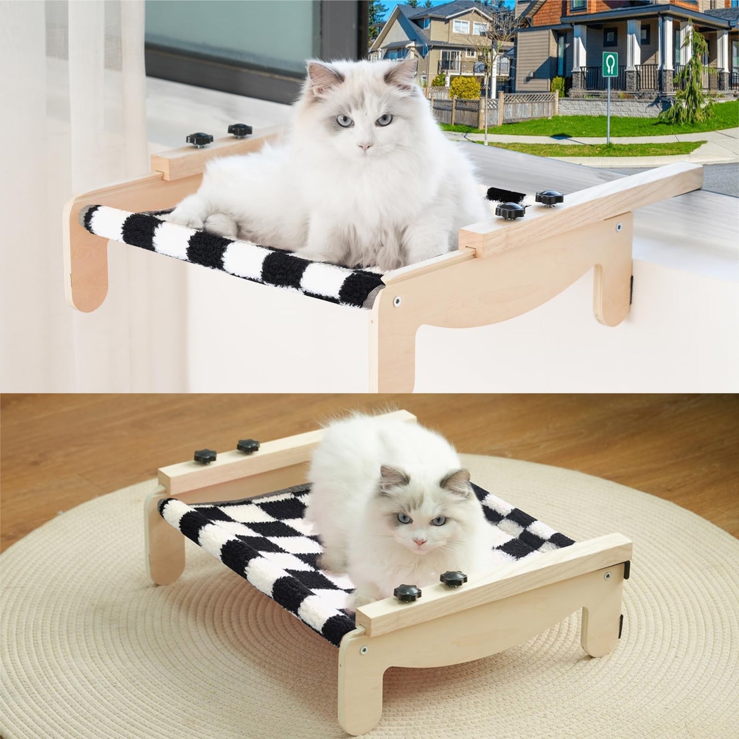 COODIA No-Drill Cat Window Perch
