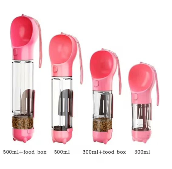 TrailPaws 3-in-1 Dog Water Bottle & Feeder