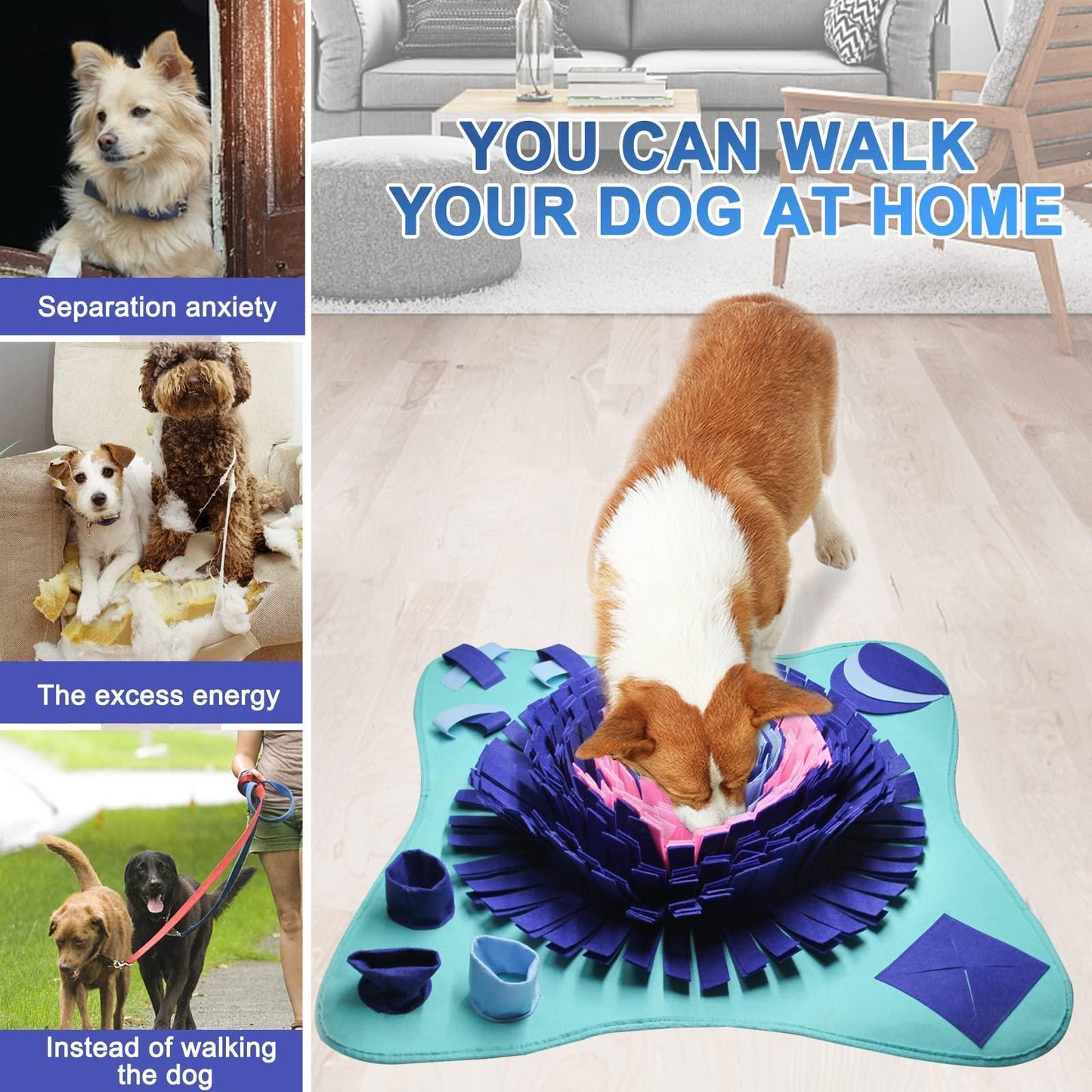 SnuffleQuest Nosework Dog Mat