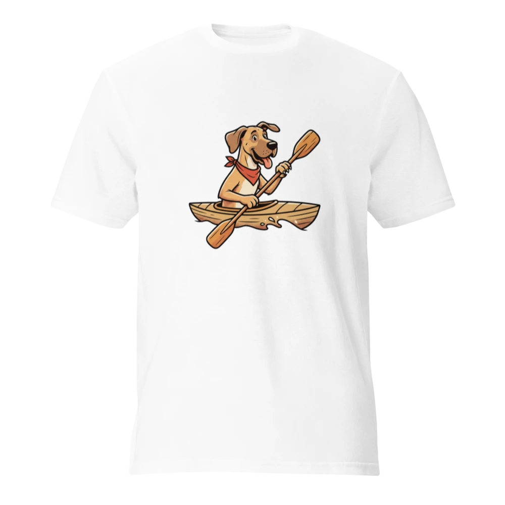 Great Dane in a Kayak Unisex T-Shirt