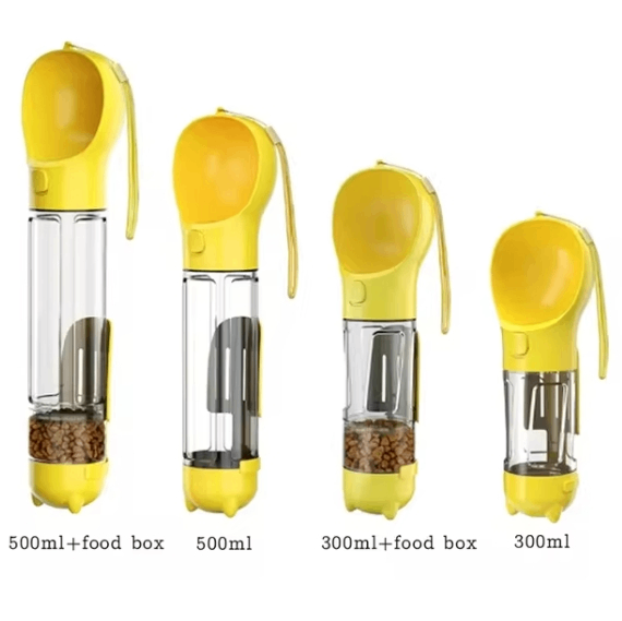 TrailPaws 3-in-1 Dog Water Bottle & Feeder